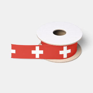 Ruban En Satin Drapeau suisse Ribbon