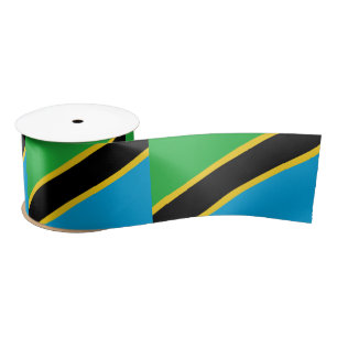 Ruban En Satin Drapeau tanzanien