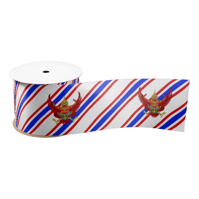 Ruban En Satin Drapeau thaï (Bobine)