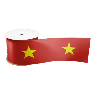 Ruban En Satin Drapeau vietnamien (Vietnam)