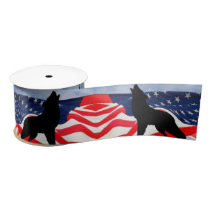 Ruban En Satin Drapeau Wolf