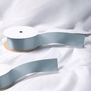 Ruban En Satin Dusty Blue Wedding Party Satin Ribbon