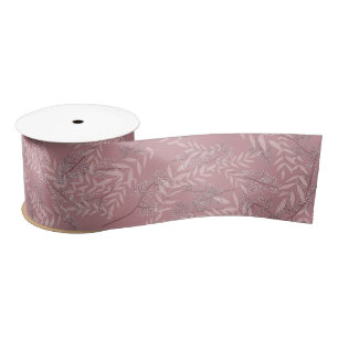 Ruban En Satin Dusty Rose rose Mariage Vintage Botanique