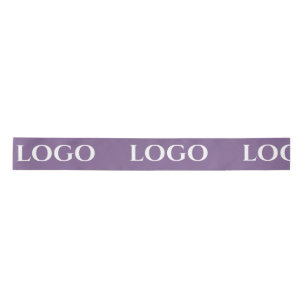 RUBAN EN SATIN ÉLÉGANT MODERNE PERSONNALISÉ VOTRE LOGO MINIMAL VI