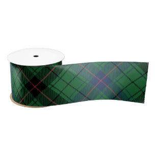 Ruban En Satin Elégant Plaid Clan Davidson Festive Rustique Tarta