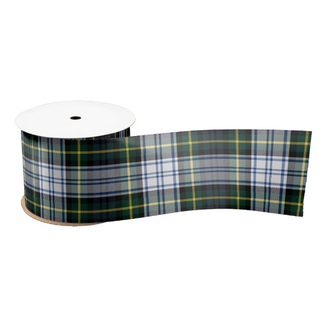 Ruban En Satin Elégant Plaid Gordon Rustic Tartan (Bobine)
