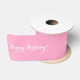 Ruban En Satin Élégant scénario Enveloppement de cadeau blanc