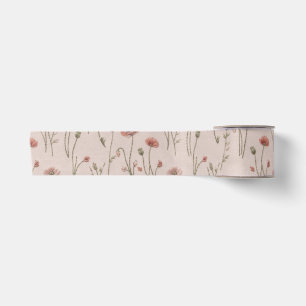 Ruban En Satin Ensemble de papier d'emballage floral broderie de