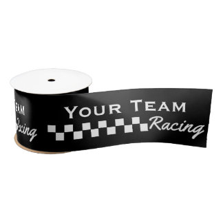 Ruban En Satin Équipe cycliste Motorsports Racing Ribbon