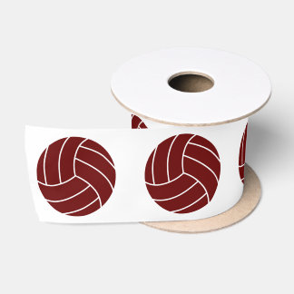 Ruban En Satin Équipe de volley-ball Couleur personnalisée
