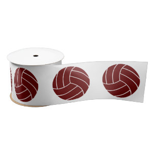 Ruban En Satin Équipe de volley-ball en couleur personnalisée