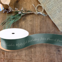 Ésaïe 9:6 Prince de la Paix Élégant Noël vert