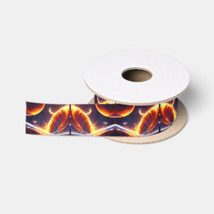 Ruban En Satin Espace d'eau de feu