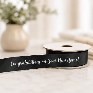 Ruban En Satin Félicitations pour votre nouvelle maison