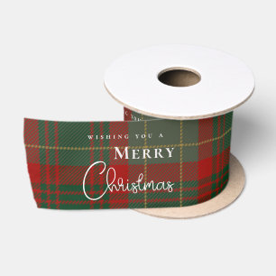 Ruban En Satin Festif Buffalo Plaid Christmas
