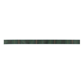 Ruban En Satin Fête Prénatale Inspirée du Tartan Classique Preppy