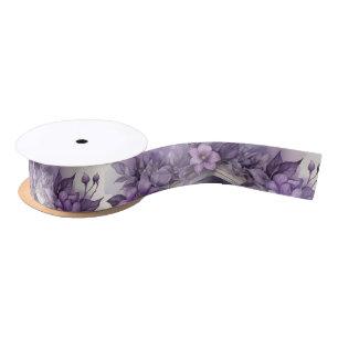 Ruban En Satin Feuillage violet Arche florale Pagan Handfasting