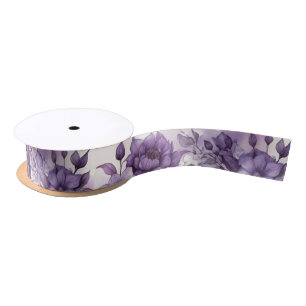Ruban En Satin Feuillage violet Arche florale Pagan Handfasting