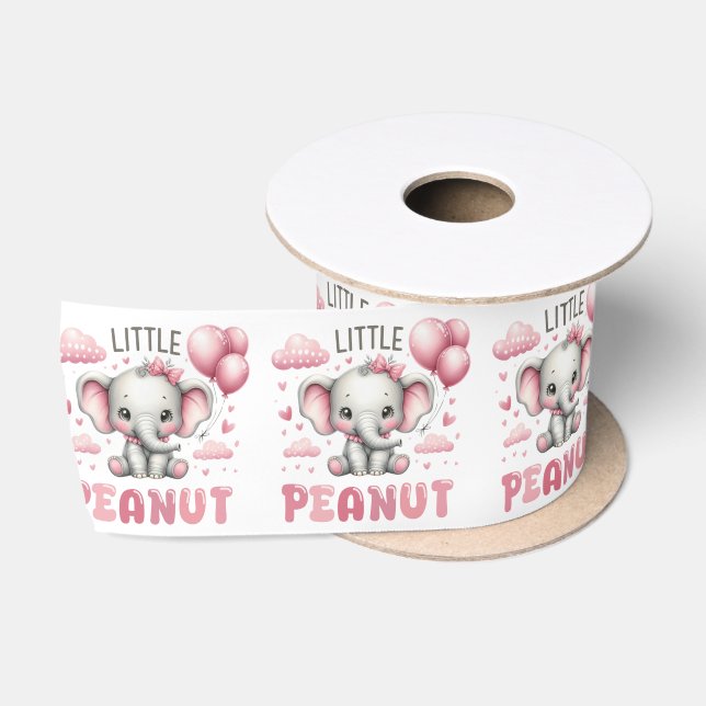 Ruban En Satin Fille adorable petit pois chiche  (Bobine)