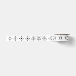 Ruban En Satin Flamme de neige moderne élégant Noël Fête simple