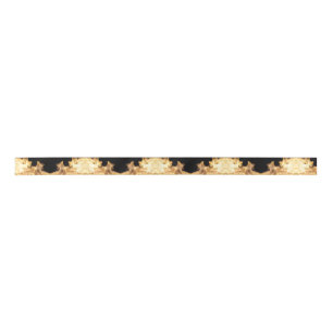 Ruban En Satin Flammes chaudes blanches
