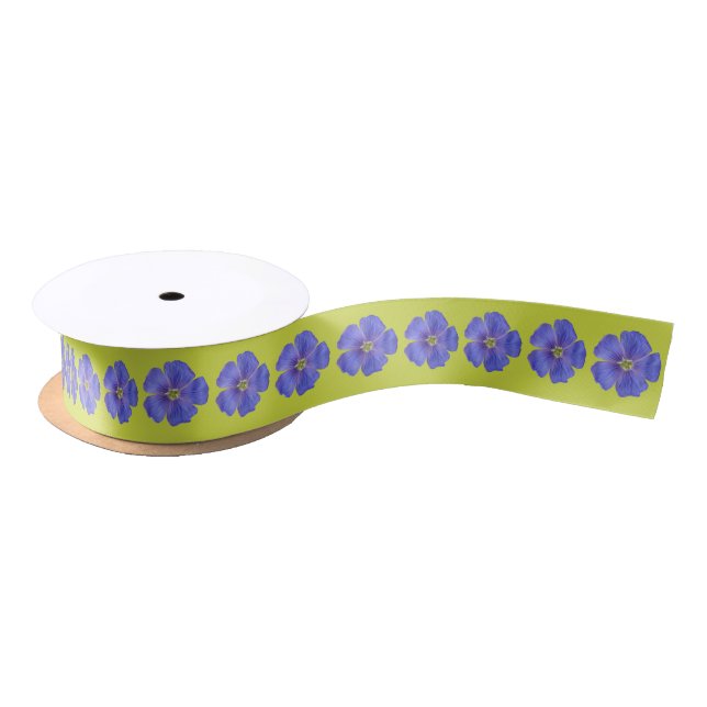 Ruban En Satin Flèche bleue n° 1 (Bobine)