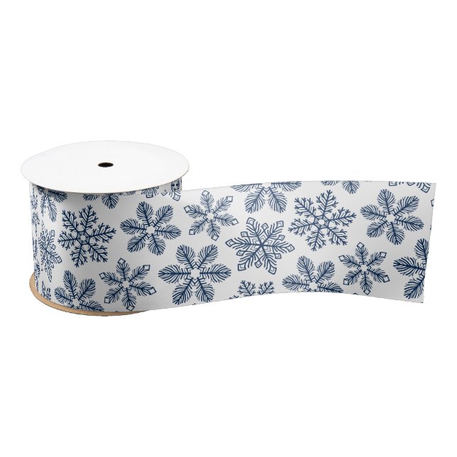 Ruban En Satin Flèches bleues (Bobine)