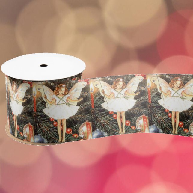 Ruban En Satin Fleur d'arbre de Noël (Créateur téléchargé)