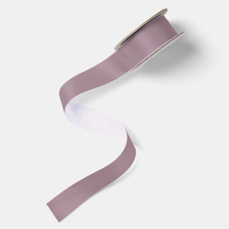 Ruban En Satin Fleur de Mauve Poussiéreuse