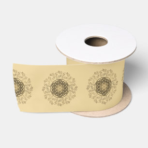 Ruban En Satin Fleur de Vie - Ornements Vintage Mandala 2