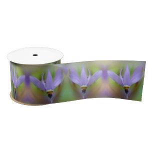 Ruban En Satin Fleur Lily violette pâle gros