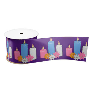 Ruban En Satin Fleurs de bougies éclairantes Thunder_Cove
