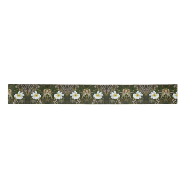 Ruban En Satin Fleurs du désert (Devant)