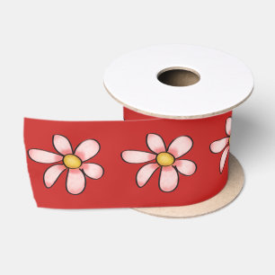 Ruban En Satin fleurs Satin Ribbon