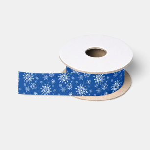 Ruban En Satin Flocon de neige Satin Ribbon