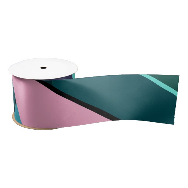 Ruban En Satin Forme géométrique Abstraite 6 (Bobine)