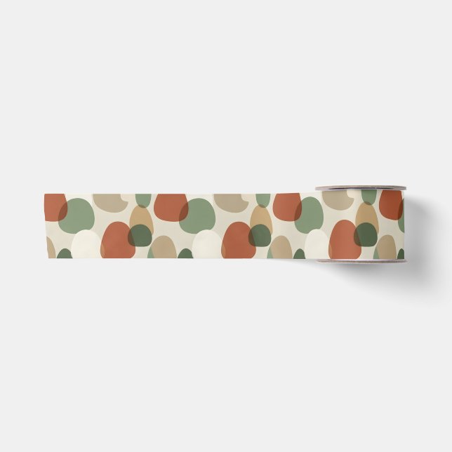 Ruban En Satin Formes organiques (Devant)