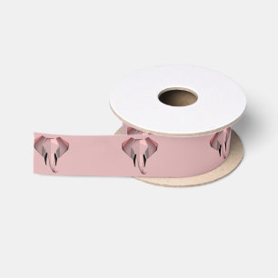 Ruban En Satin Formes simples Géométrie Tête d'éléphant