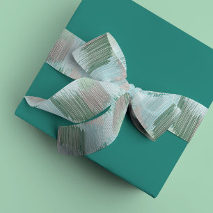 Ruban En Satin Frange moderne verte