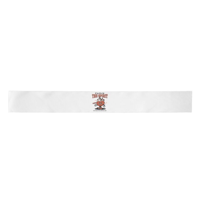 Ruban En Satin Fruit De L'Esprit - Vivre Par L'Esprit (Devant)