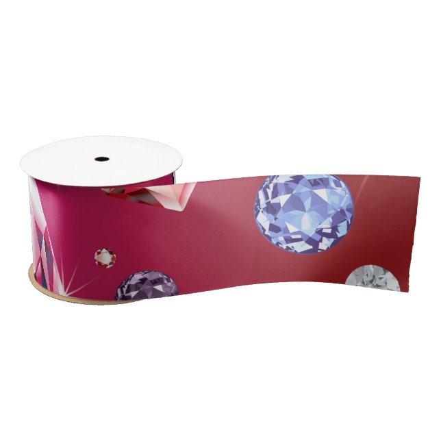 Ruban En Satin Galaxie de diamant 6 (Bobine)