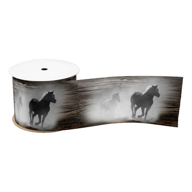Ruban En Satin Galloping de Wild Horse (Bobine)