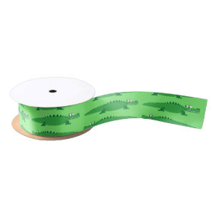 Ruban En Satin Gator Alligator Crocodile 1er anniversaire