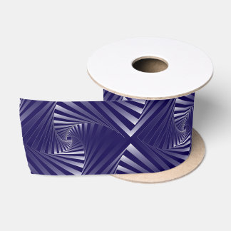 Ruban En Satin géométrie zèbre bleue