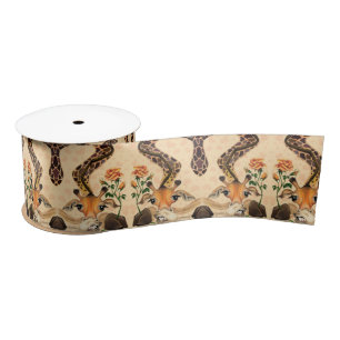 Ruban En Satin Girafe romantique - Gentleman - Amusant