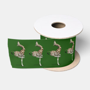 Ruban En Satin Giraffe sportive bizarre