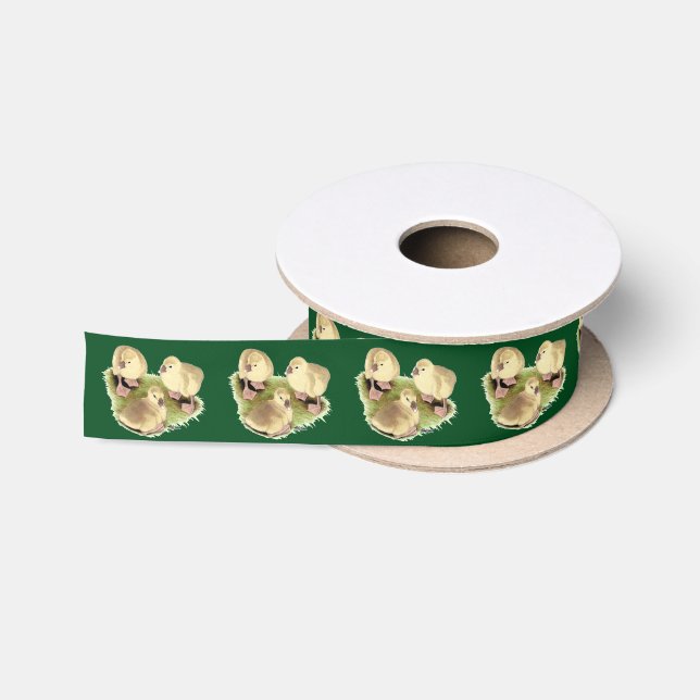 Ruban En Satin Goslings : Buff African (Bobine)