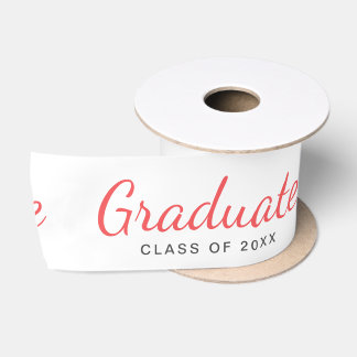 Ruban En Satin Graduate Classe de Simple Modernité Graduation