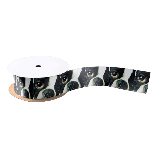Ruban En Satin grand Boston moderne Terrier (Bobine)