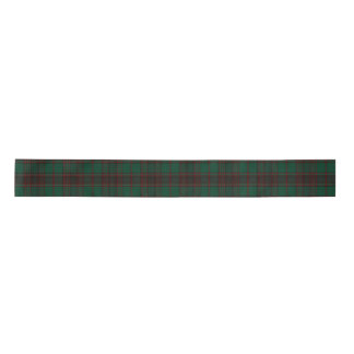 Ruban En Satin Green and Red Tartan Plaid Ribbon